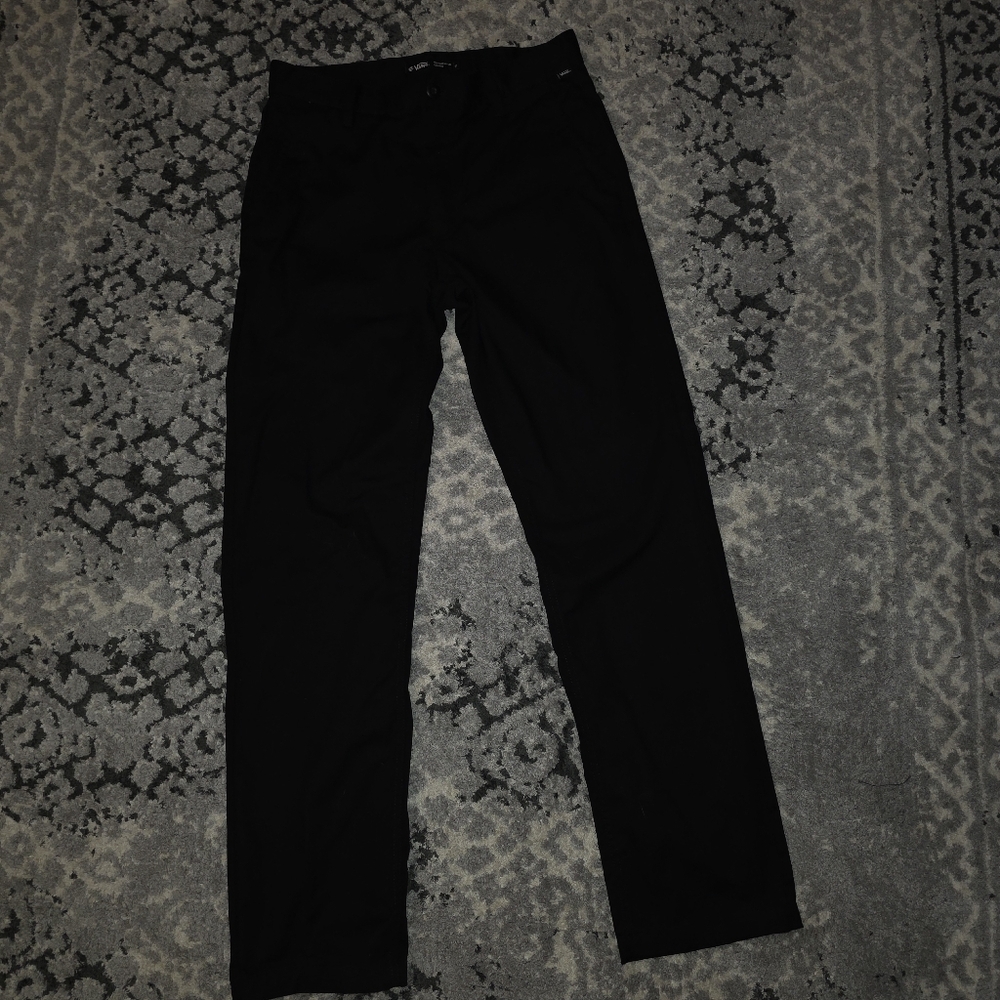 Vans Black Authentic Chino Relaxed Fit 31